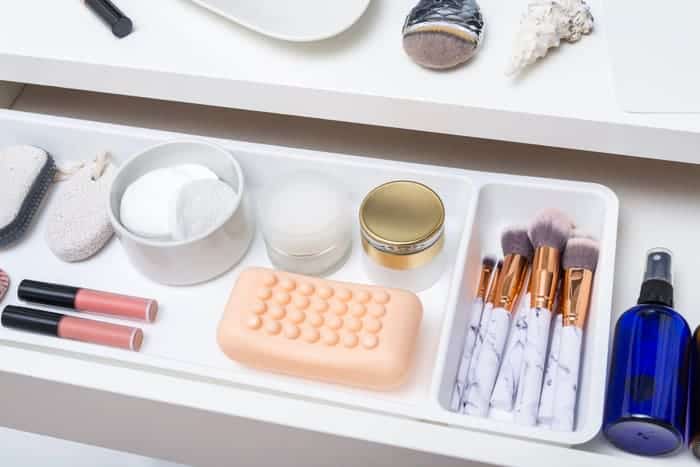 Organize drawers in your bathroom to streamline your process