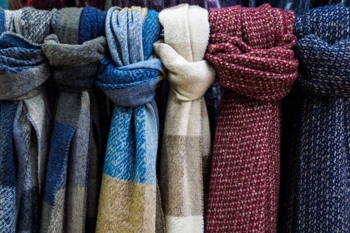 Fold Your Scarves To See The Patterns Easily