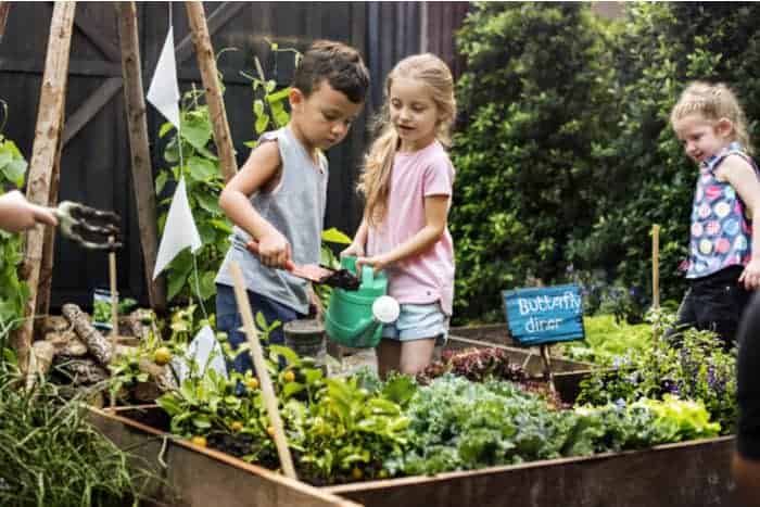 Gardening is great for kids who are learning about responsibility.