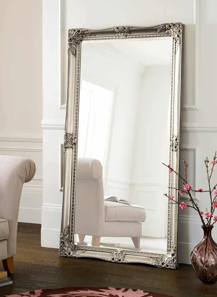 mirrors in living room