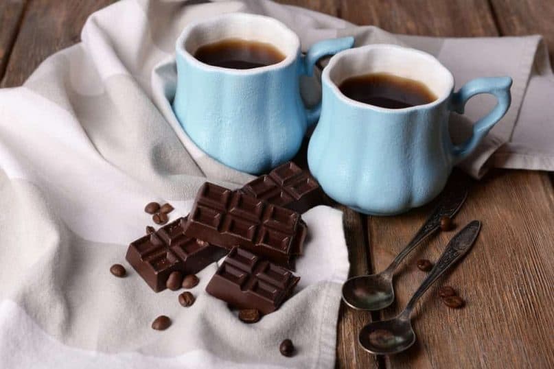 Coffee and chocolate