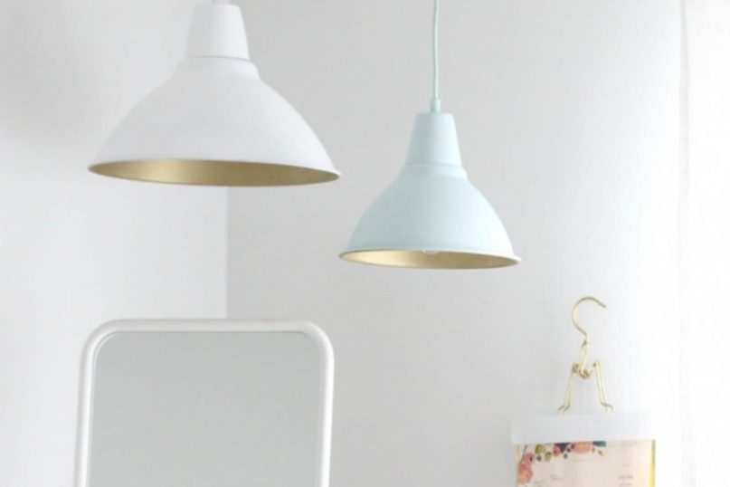 Pendant Lamps Spray Painting 