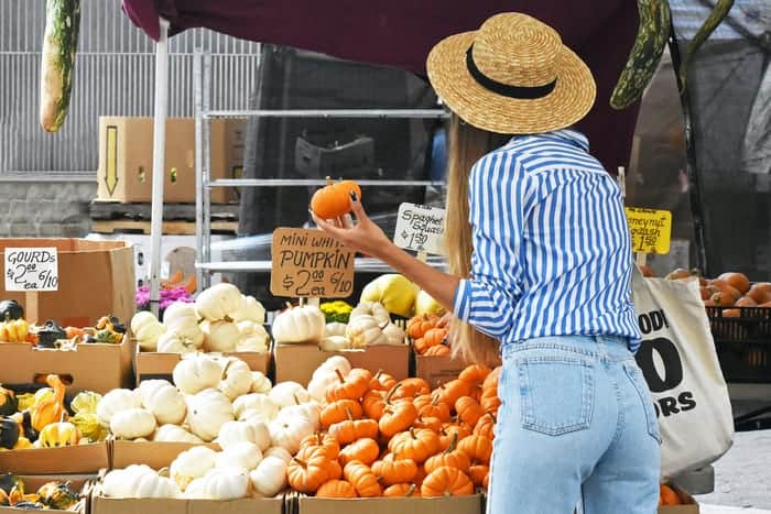 Local farmers, bakers, and butchers