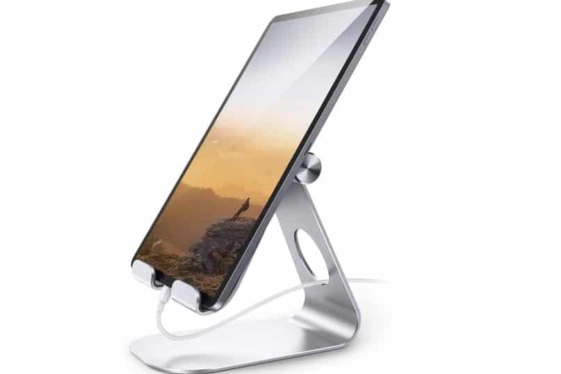 An iPad stand 