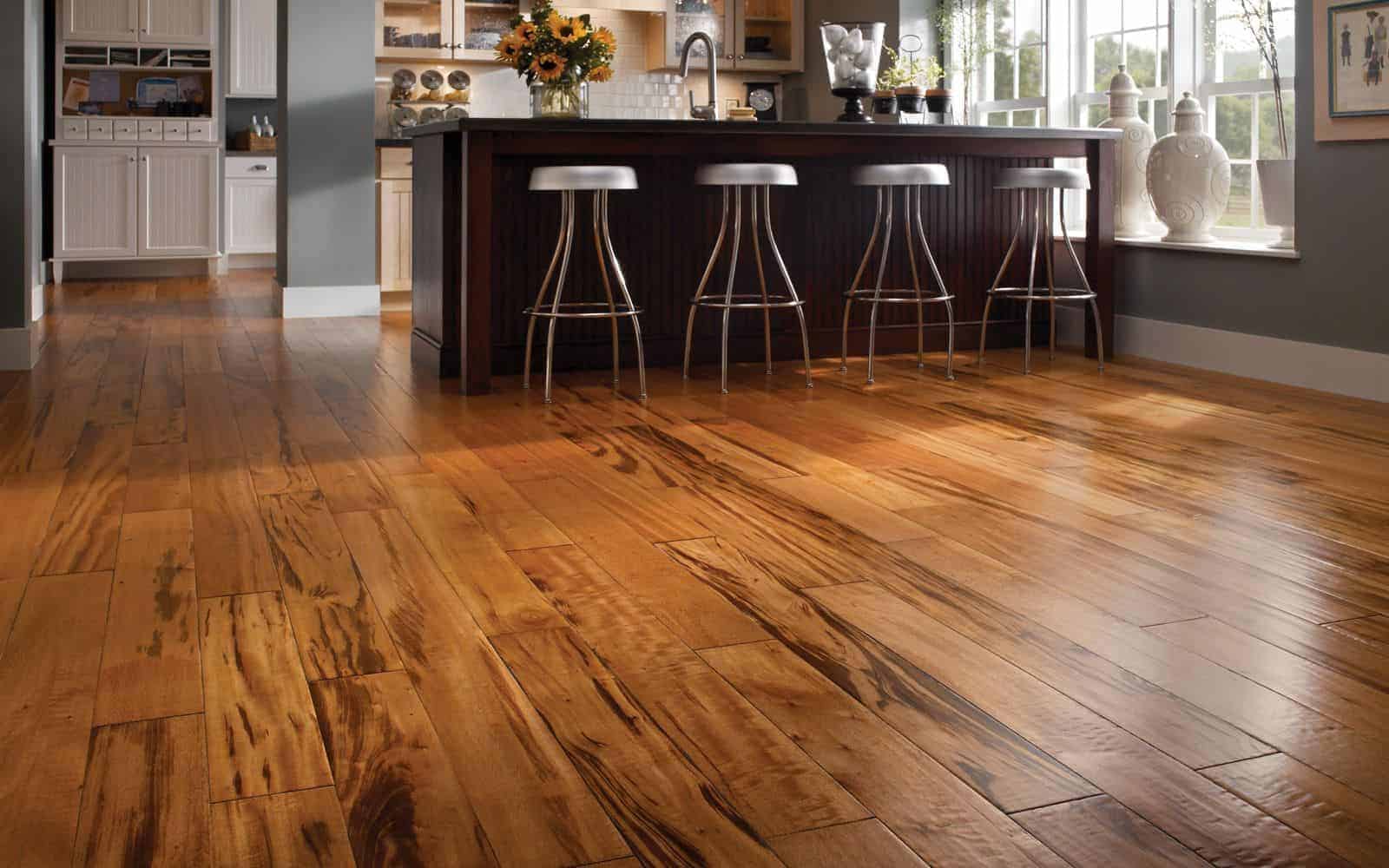 Spend a lot of money on natural wood floors.