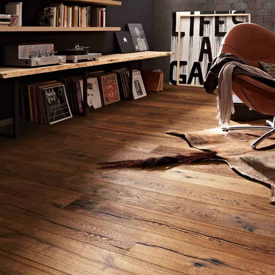 Spend a lot of money on natural wood floors.