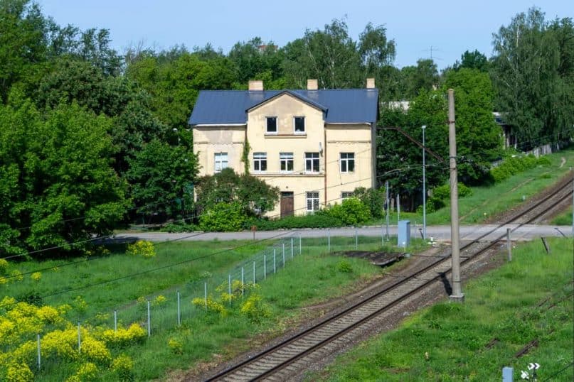 Tracks of the railroad