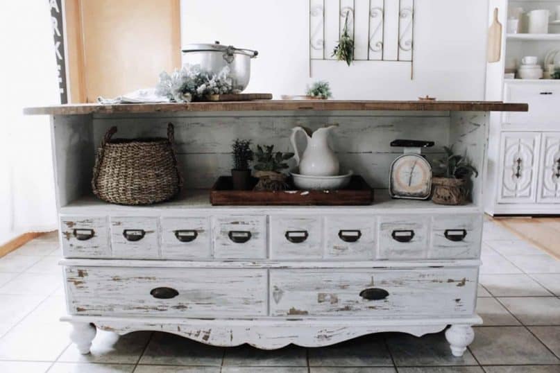 Make a Kitchen Island Out of an Old Dresser