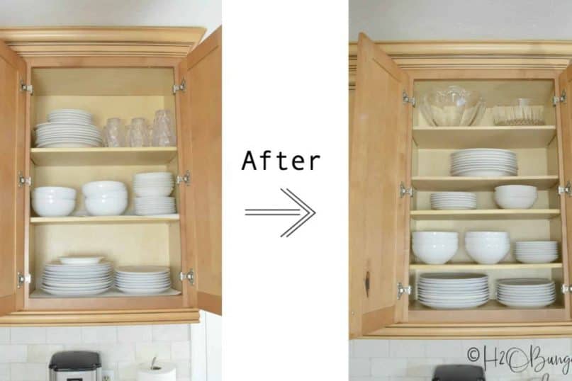  Increase the number of shelves in your cabinet.