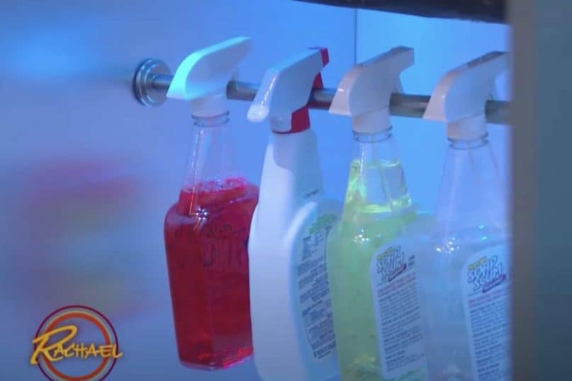 Hang Products Under the Kitchen Sink on a Bar