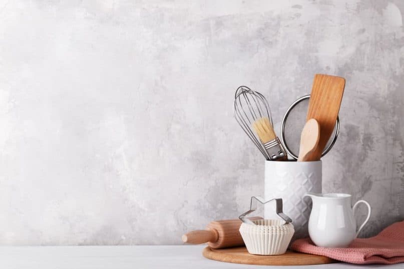 Use your countertop as storage