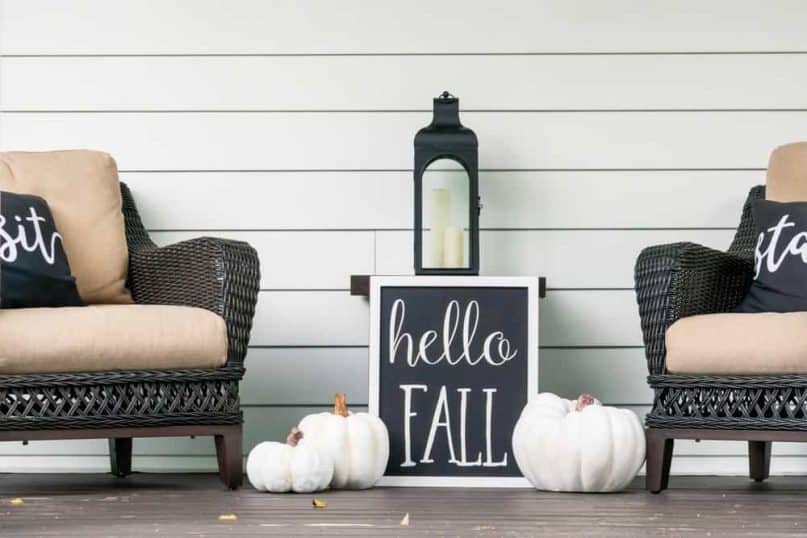 Fall Porch Décor