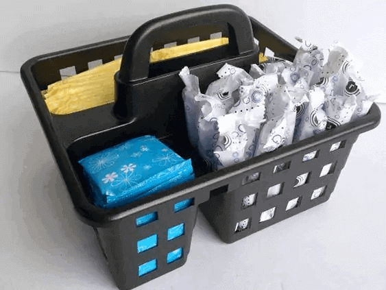 A Shower Caddy With Multiple Uses