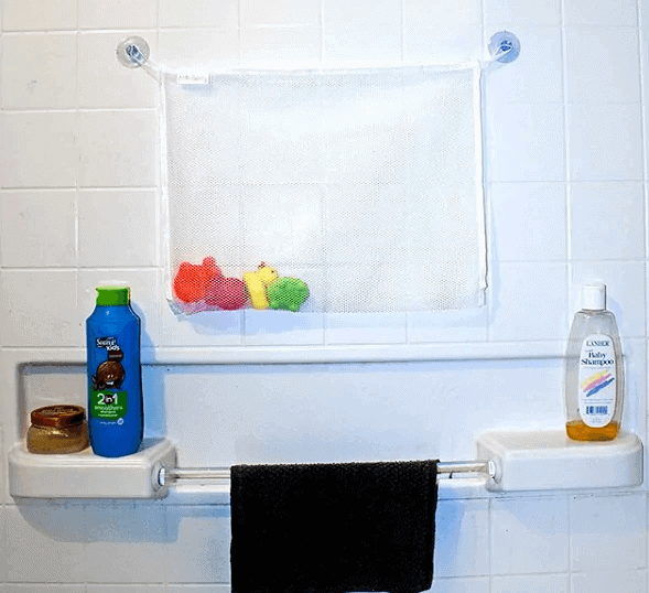 Space for toys in your bathroom