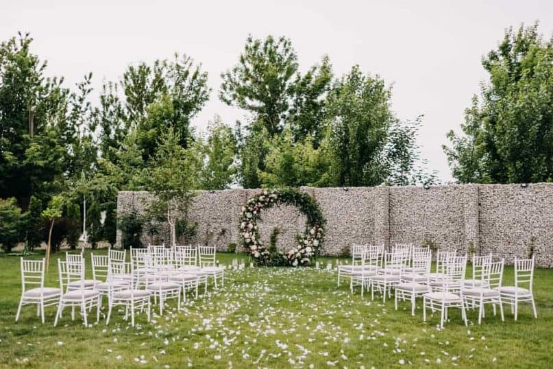 Altar with a Large Wreath