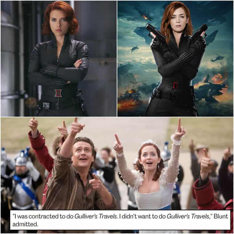 Emily Blunt Wasn't Black Widow so that She Could Star in Gulliver's Travels 