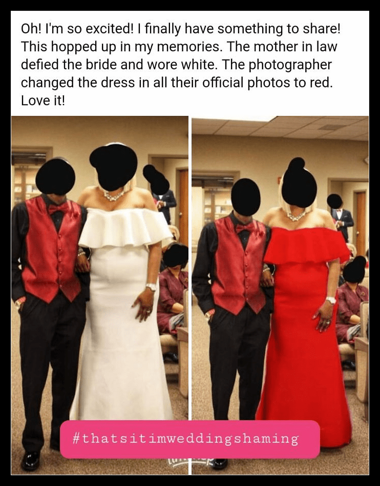 Don't Wear White To The Wedding