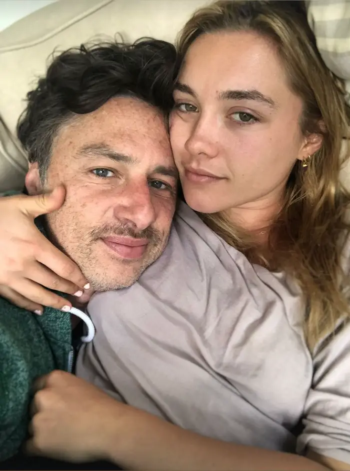 Zach Braff and Florence Pugh