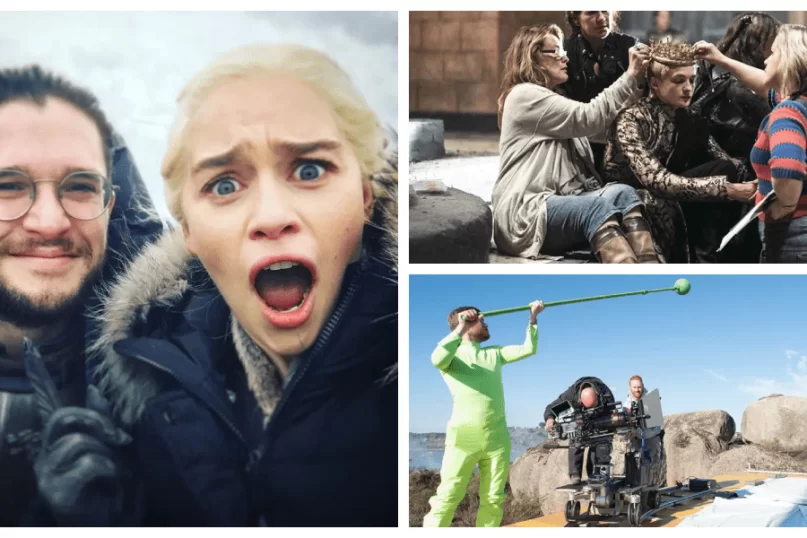 Nostalgic Behind-The-Scenes Photos From Game Of Thrones